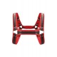 Harnais Buckle Bulldog rouge - Ouch!