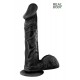 Gode réaliste 23 cm - Real Bruce Noir