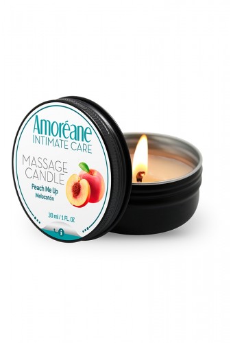 Bougie de massage pêche - Amoreane