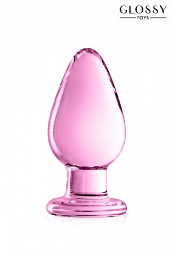 Plug anal verre Glossy Toys n° 25 Pink