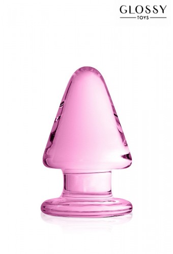 Plug anal verre Glossy Toys n° 23 Pink