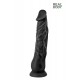 Gode réaliste 21 cm noir - Real Justin