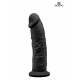 Gode double densité noir 19 cm - Modèle 2