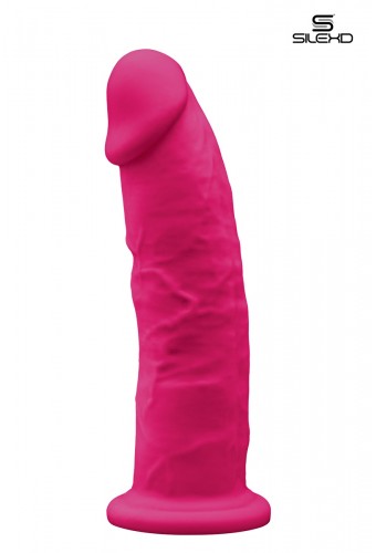 Gode double densité rose 23 cm - Modèle 2