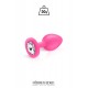 Plug bijou silicone rose S - Hidden Eden