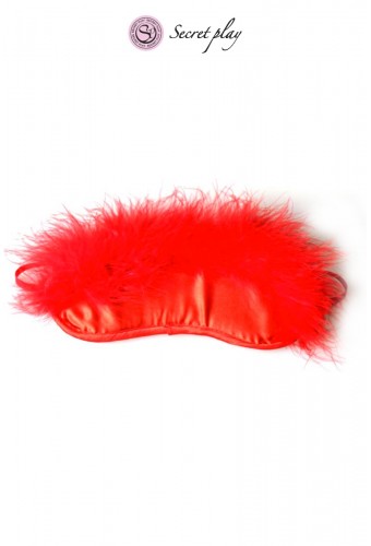 Bandeau rouge marabou - Secret Play