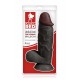 Gode XXL The Strong Black 26 x 6,5 cm - Captain Red