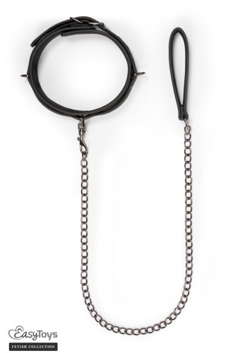 Collier fétichiste et laisse - Easytoys Fetish Collection