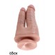 Gode double pénétration 15cm - King Cock