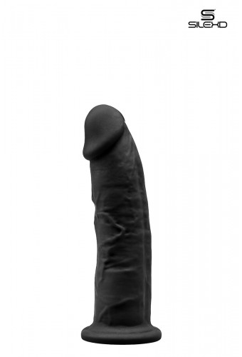 Gode double densité noir 15 cm - Modèle 2