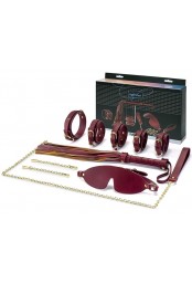 Kit SM 5 Pièces Sex Navy Bordeaux - Élégance et Passion BDSM