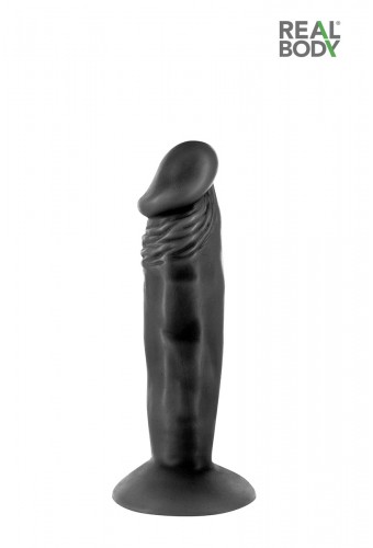 Gode réaliste 16 cm noir - Real Zack