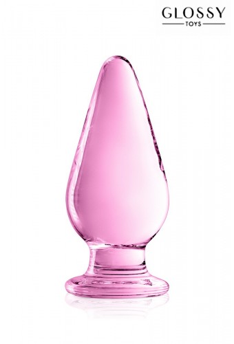 Plug anal verre Glossy Toys n° 26 Pink