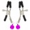 Pinces pour tétons Nipple Teasers violettes