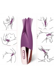 Stimulateur de clitoris Nipclip violet – 10 modes de vibrations