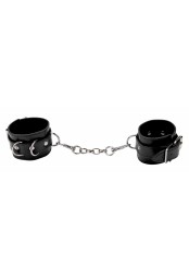 Menottes de poignets Cuffs Ouch! Noires – Accessoire SM ajustable