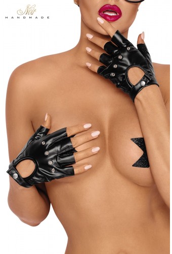 Gants mitaines en wetlook F264