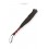 Martinet en cuir noir et rose