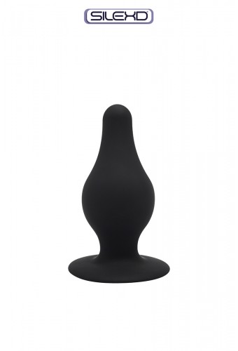 Plug anal The Original Model 2 noir 6,4 cm - SilexD