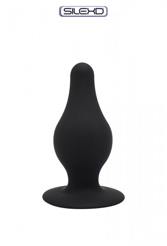 Plug anal The Original Model 2 noir 7,2 cm - SilexD