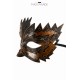 Masque semi-rigide cuivré Don Giovanni