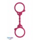 Menottes silicone stretchy - rose