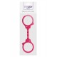 Menottes silicone stretchy - rose