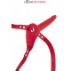 Gode ceinture rouge vibrant Fetish Tentation