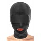 Cagoule BDSM bouche ouverte - Fetish Tentation