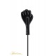 Mini cravache main avec plumes noires - Sweet Caress