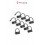 Scellés plastiques pour cage Pubic Enemy - Mystim