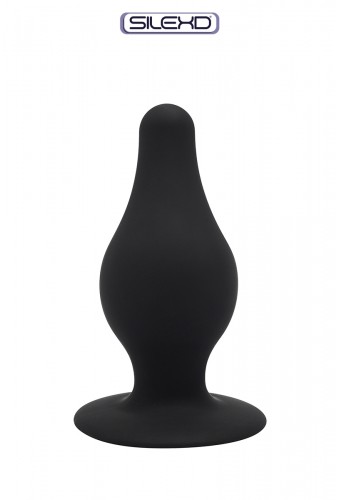 Plug anal The Original Model 2 noir 9,3 cm - SilexD