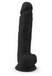 Gode XXL double densité Noir 38 x 6 cm - SilexD