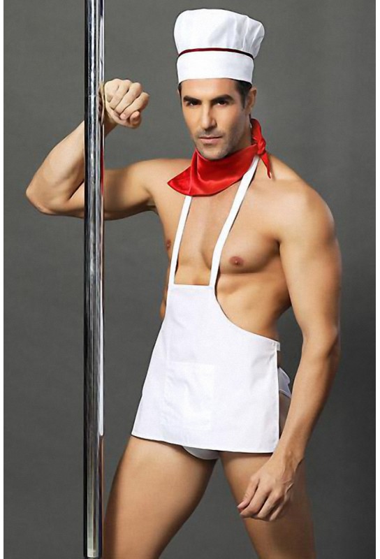 Tenue de cuisinier sexy - 4 pièces
