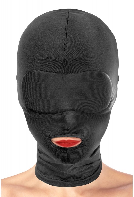 Cagoule BDSM bouche ouverte - Fetish Tentation