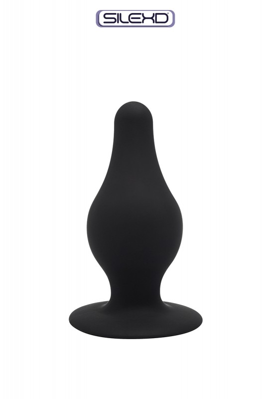 Plug anal The Original Model 2 noir 7,2 cm - SilexD