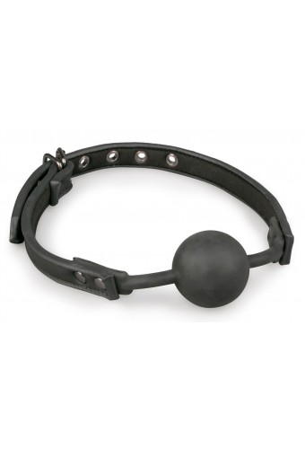 Baillon flexible avec boule silicone Noir 