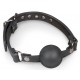 Baillon Boule en silicone Noir 