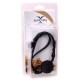 Baillon Boule PineCone Silicone Noir 