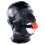 Cagoule SM avec Bâillon et masque Subfull Noire