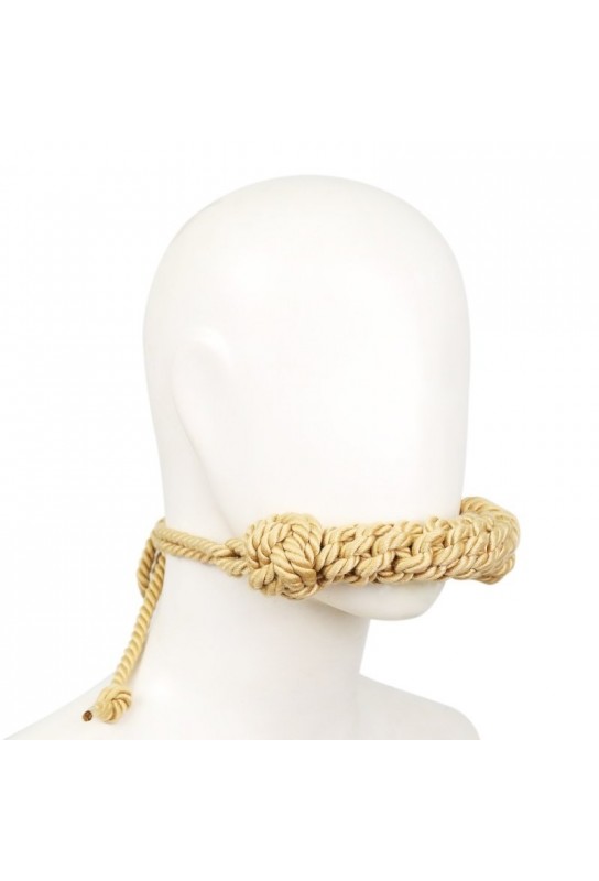 Bâillon Cordage Hemp Gag 12cm 