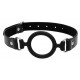 Bâillon en silicone Ring Gag 40mm Noir 
