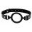 Bâillon en silicone Ring Gag 40mm Noir