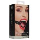 Bâillon en silicone Ring Gag 40mm Noir 