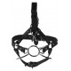 Bâillon avec Crochet nasal Gag Cross noir 