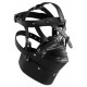 Bâillon SM Zip-Up Noir 