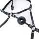 Bâillon-Boule percé Enjoy Wax 49mm Noir 