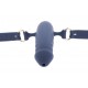 Bâillon en Silicone Supreme Double 9.5 x 3.4cm 