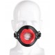 Bâillon Lips Gag Noir-Rouge 
