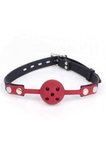 Bâillon Boule Percée Breathfive 40mm Bordeaux 